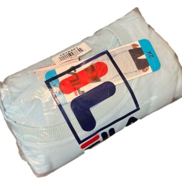 FILA Women's Sweatshirt French Terry Crewneck Side Pockets Size 2XL NWT - Picture 5 of 5